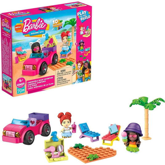 Blocks - 46116 - MEGA - BARBIE - BEACH ADVENTURE - 70 kpl