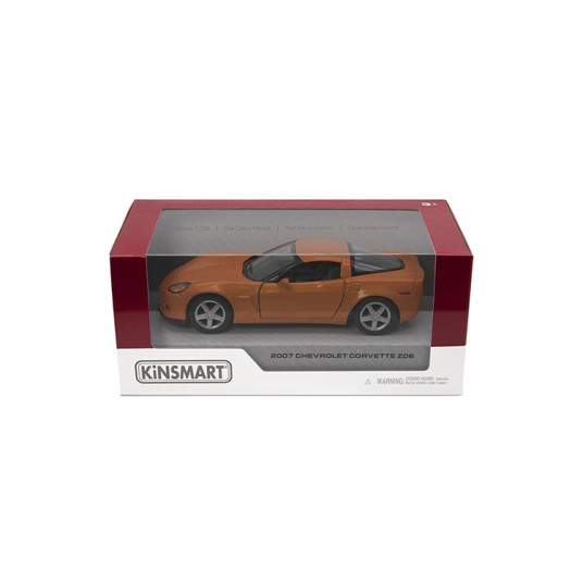 KINSMART Auto 2007 CHEVROLET CORVETTE Z06, 1:36