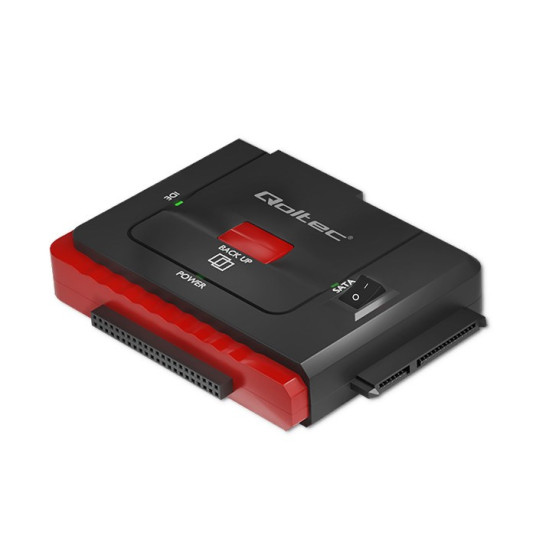 Qoltec 50645 -sovitin USB 3.0 - IDE | SATA III
