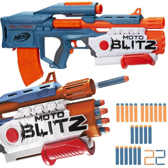 Nerf Elite 2.0 automaattinen haulikko 2in1 ZA5124