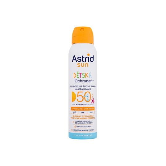 Sun Body Lotion Astrid Sun Kids Dry Spray SPF50, 150 ml