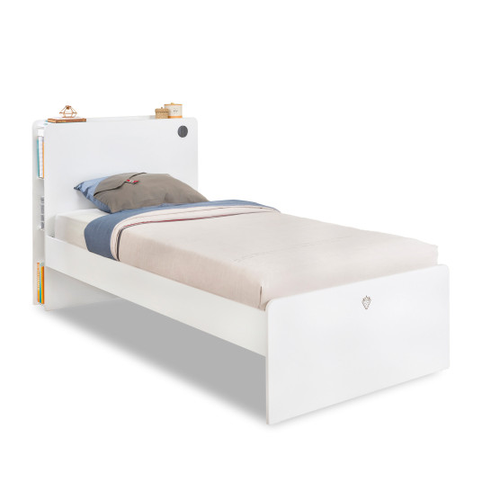Valkoinen sänky (100x200)
