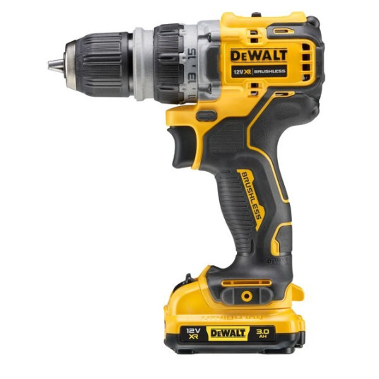 DEWALT DCD703L2T-QW porakone 1500 RPM avaimeton 900 g musta, keltainen