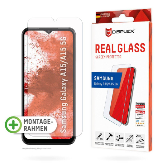 Samsung Galaxy A15/15 5G 5G Real 2D Glass By Displex Transparent