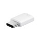 Samsung Adapter White USB Type C - Micro USB