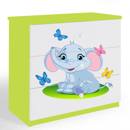 Lipasto Babydreams - Pieni norsu, vihreä