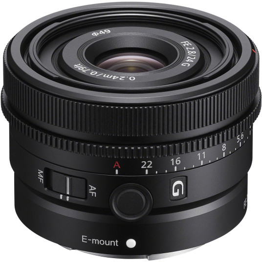 Sony FE 24mm F2.8 G (musta) | (SEL24F28G)