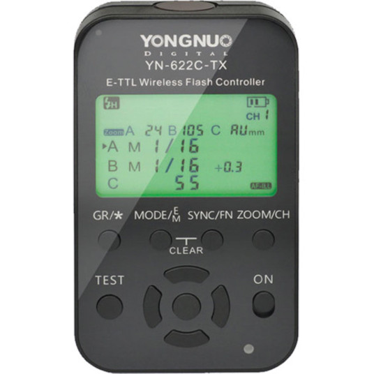 Radiolähetin Yongnuo langaton salamaohjain YN-622C-TX E-TTL (Canon)