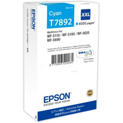 Mustepatruuna Epson T7892 XXL mustepatruuna, syaani