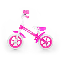 Milly Mally Dragon polkupyörä teräs vaaleanpunainen, valkoinen