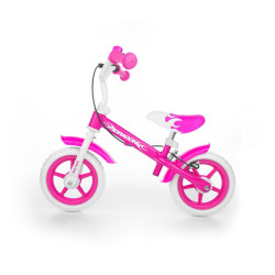 Milly Mally Dragon Z Hamulcem polkupyörä teräs vaaleanpunainen, valkoinen
