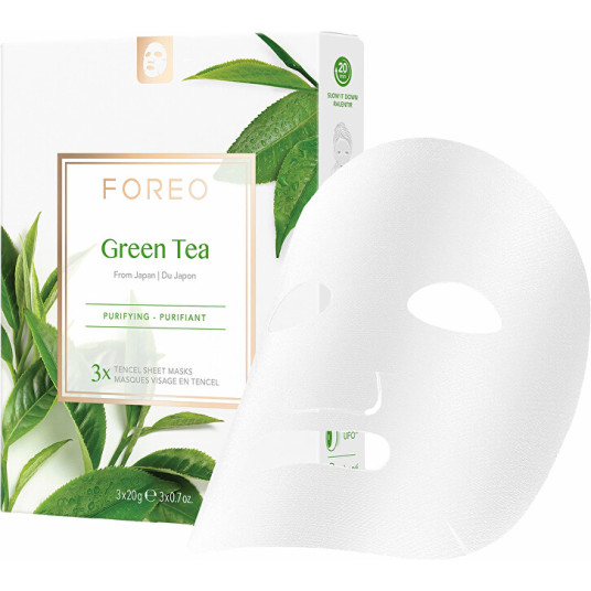 FOREO - Green Tea (Purifying Sheet Mask) 3 x 20 g