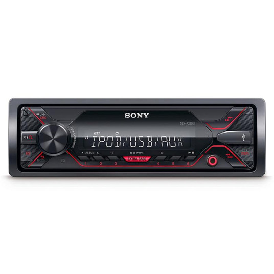 Autoradio Sony, USB, musta