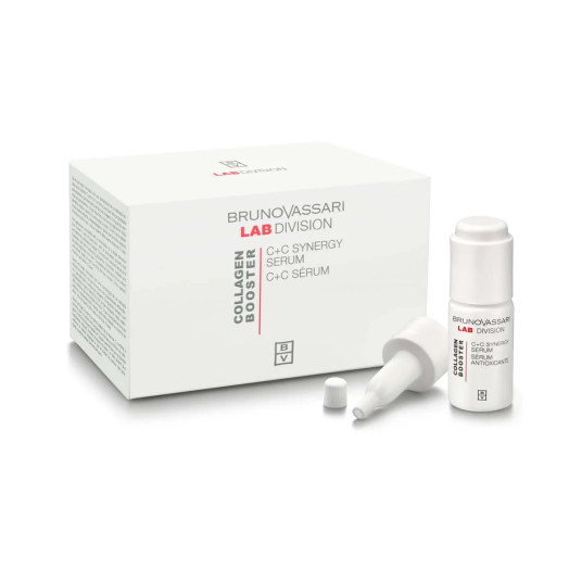 Bruno Vassari, Lab Division, C-vitamiini, Anti-Ageing, Ampulles Hoitoseerumi, Ikääntymiseen, Kasvoille, x3 kpl, 10 ml