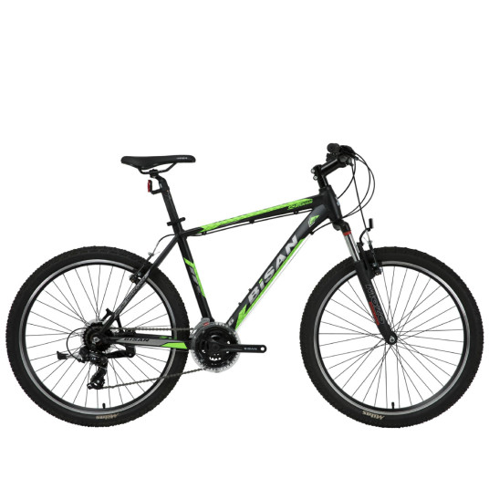 Kalnų dviratis Bisan 26 MTX7050 VB (PR10010449) juodas/žalias (17)
