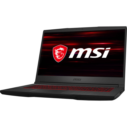 MSI GF65 Ohut; Intel® Core™i7-10750H(6C/12T, 2,6–5,0 GHz, 12 Mt)|16 Gt DDR4-RAM-muistia|1 Tt:n SSD|15,6" FHD (1920x1080)|802.11 ac Wi-Fi + Bluetooth v5|Windows 11|Uusi