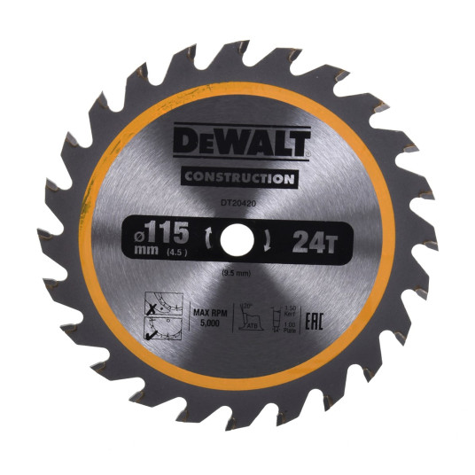 Pilarka tarczowa 18v ilman akua i ład DCS571N-XJ DEWALT