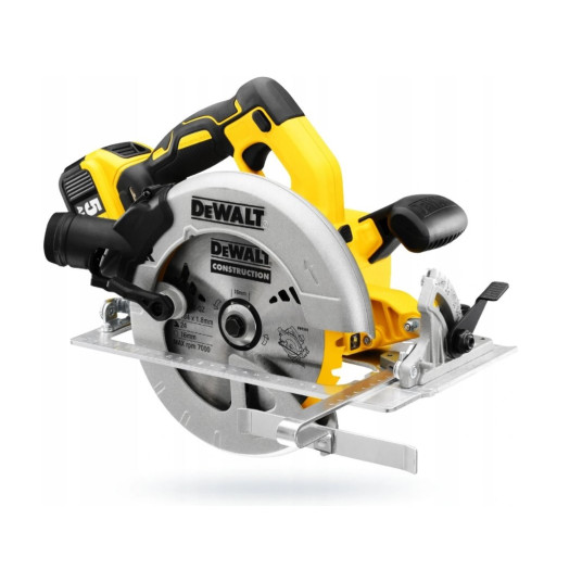 DEWALT DCS570P2-QW kannettava pyörösaha 18,4 cm keltainen 5500 rpm