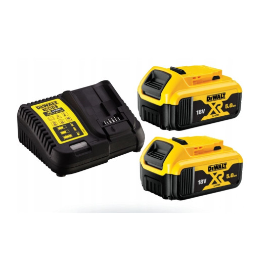 DEWALT DCS570P2-QW kannettava pyörösaha 18,4 cm keltainen 5500 rpm