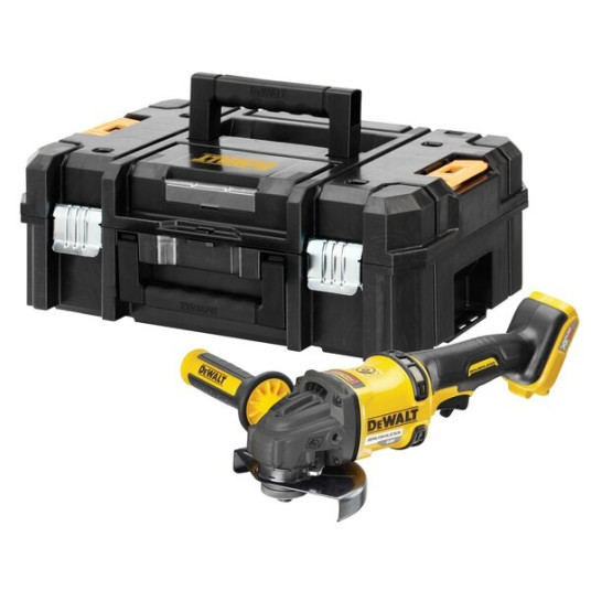 DEWALT DCG418NT-XJ kannettava hiomahihnahiomakone musta, keltainen