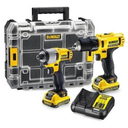 DEWALT DCK211D2T sähköruuvimeisseli/iskuväännin Musta, harmaa, keltainen