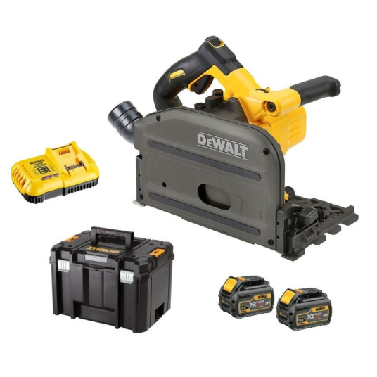 DEWALT DCS520T2 kannettava pyörösaha 54V 2x XR FLEXVOLT 6Ah TSTAK musta, keltainen