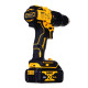 DEWALT DCD709M2T akkuporakone 2x 18V 4Ah TSTAK musta, keltainen