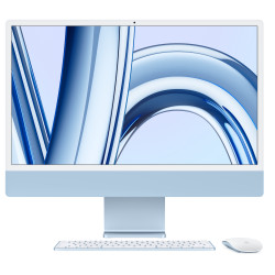 iMac 24” 4.5K Retina, Apple M3 8C CPU, 10C GPU/8GB/512GB SSD/Blue/SWE