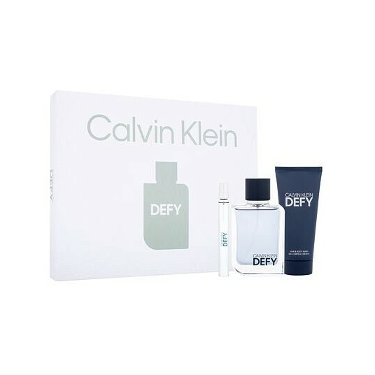 Calvin Klein - CK Defy - EDT 100 ml + suihkugeeli 100 ml + EDT 10 ml