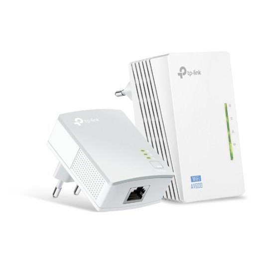 TP-LINK Powerline Adapters Kit TL-WPA4220 KIT 10/100 Mbit/s, Ethernet LAN (RJ-45) portit 2, 802.11n, 2.4GHz, Wi-Fi-tiedonsiirtonopeus (max) 300 Mbit/s