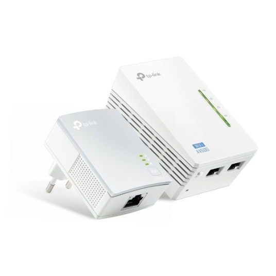 TP-LINK Powerline Adapters Kit TL-WPA4220 KIT 10/100 Mbit/s, Ethernet LAN (RJ-45) portit 2, 802.11n, 2.4GHz, Wi-Fi-tiedonsiirtonopeus (max) 300 Mbit/s
