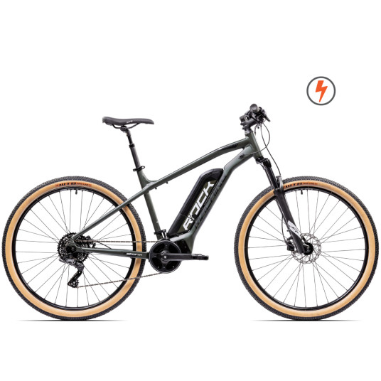 Vyriškas elektrinis dviratis Rock Machine Storm e70-29 (II) Khaki/juodas matinis (Rato dydis: 29 Rėmo dydis: M)