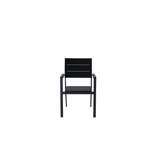 Levels Chair (pinottava) 2 kpl - Black Alu / Black Aintwood