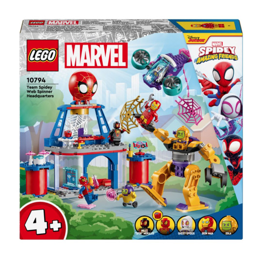 LEGO® 10794 MARVEL Hämähäkkimiehen Hämähäkkimiehen verkkoa pyörivän päämaja