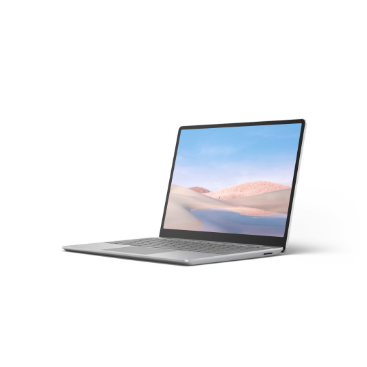 Microsoft Surface Laptop Go Intel® Core™ i5 i5-1035G1 Kannettava 31,6 cm (12,4") Kosketusnäyttö 8 Gt LPDDR4x-SDRAM 256 Gt SSD Wi-Fi 6 (802.11ax) Windows 10 Pro Platinum