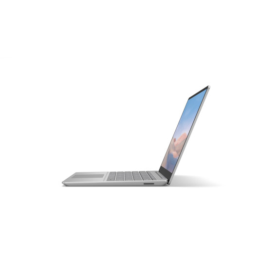 Microsoft Surface Laptop Go Intel® Core™ i5 i5-1035G1 Kannettava 31,6 cm (12,4") Kosketusnäyttö 8 Gt LPDDR4x-SDRAM 256 Gt SSD Wi-Fi 6 (802.11ax) Windows 10 Pro Platinum