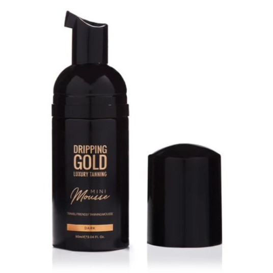 Dripping Gold - Travel itseruskettava vaahto Dark (Mini Mousse) 90 ml