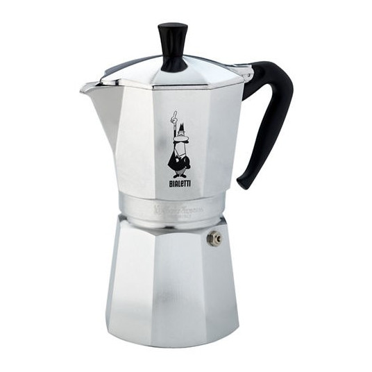 Bialetti Moka Express Moka keittoastia 0,55 L Musta, hopea