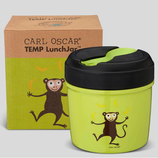 Lounaslaatikko lapsille Auto Oscar N'ice Box, vihreä