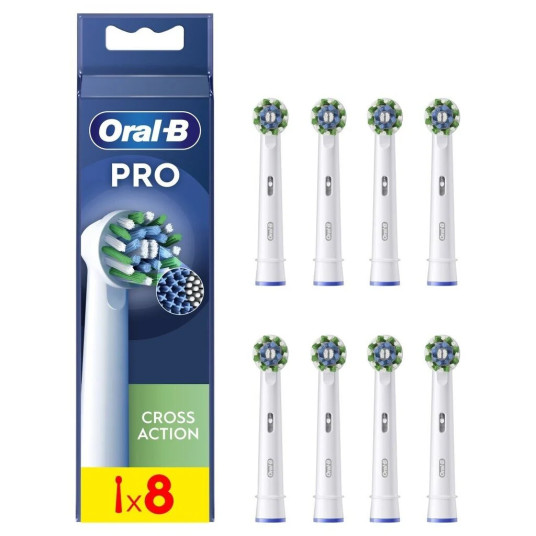 Oral-B EB50-8 Cross Action Pro, hammasharjan kärjet, 8 kpl.
