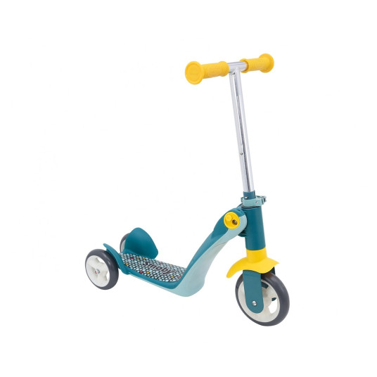 Smoby Reversible 2 in 1 Children Nelipyöräinen skootteri Sininen, keltainen