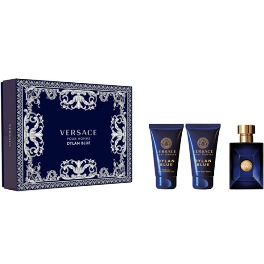 Versace - Versace Pour Homme Dylan Blue - EDT 50 ml + after shave 50 ml + suihkugeeli 50 ml
