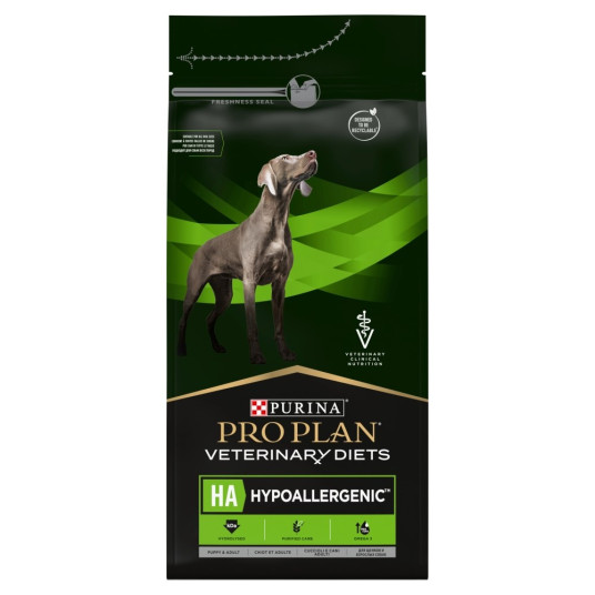 PURINA Pro Plan Veterinary Diets Canine Hypoallergenic - kuivaruoka koirille - 1,3 kg