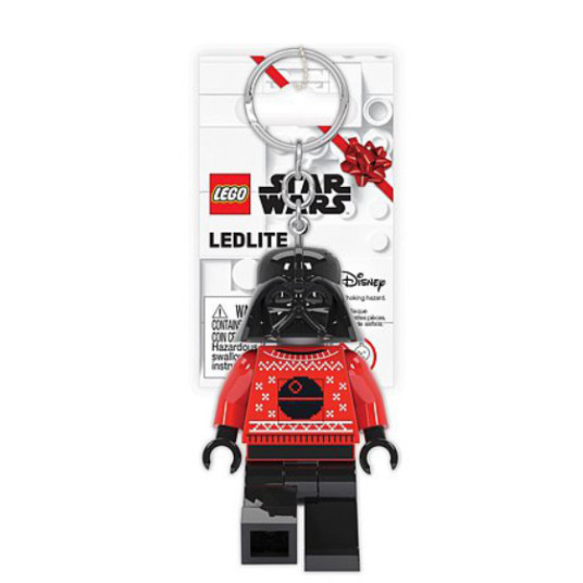 LEGO Star Wars LGL-KE173 Darth Vader christmas Brelok do kluczy z latarka