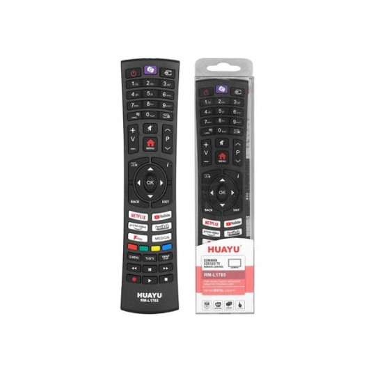 Lamex LXH1785 television kaukosäätimet TV LCD VESTEL RM-L1785 SMART / NETFLIX / YOUTUBE / PRIME VIDEO