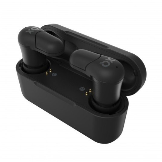 XQISIT Airpods Bluetooth 4.2 stereokuulokkeet mikrofonilla (MMEF2ZM/A) musta