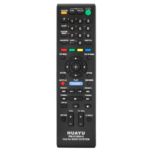 HQ LXP1065 TV-kaukosäädin SONY DVD / AUX / musta