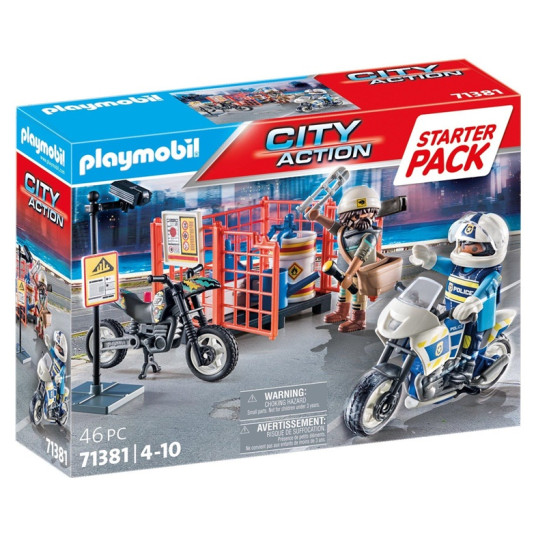 Rakentaja Playmobil Starter Pack Police 71381