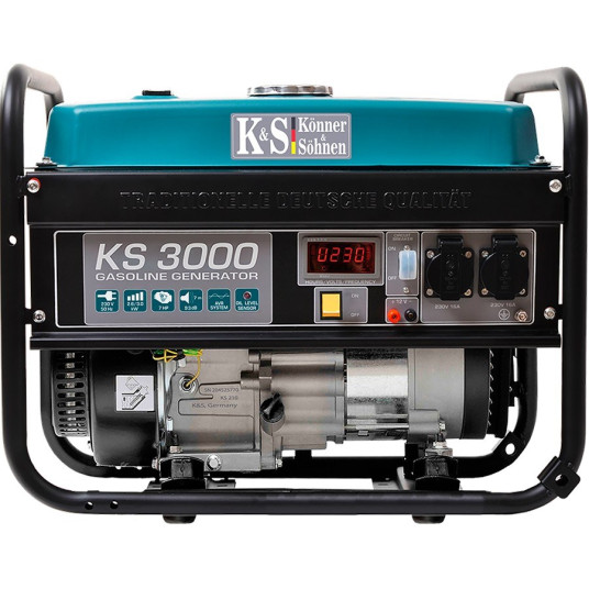 KÖNNER & SÖHNEN BENSIINIVOIMALAITOS/GENERAATTORI 2,6KW 230V KS 3000