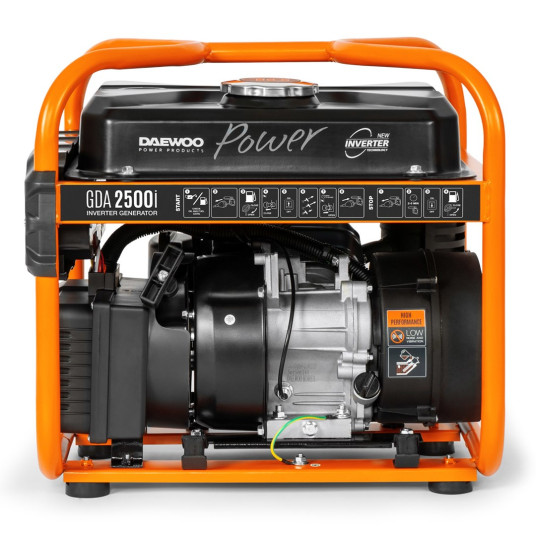 Daewoo GDA 2500I moottori-generaattori 1800 W 10 L Bensiini Musta, Oranssi